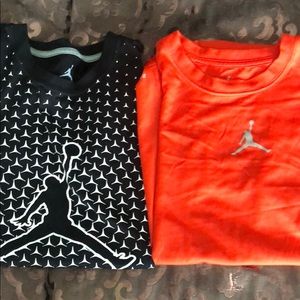 Pair Jordan dri-fit T-shirts